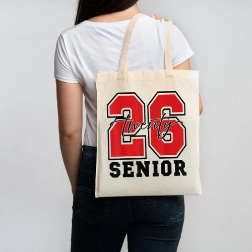 Senior 2026 Class Of 2026 School Graduation 2026 Merch Canvas Tote Bag - Best Gift Smart