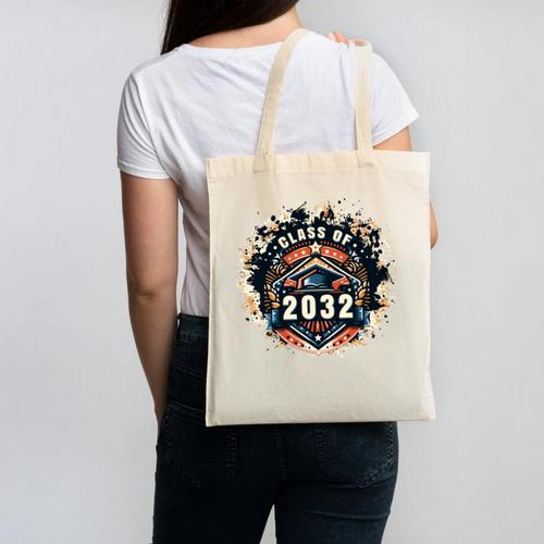 Senior 2032 Class Of 2032 Seniors Graduation 2032 Senior 32 Canvas Tote Bag - Best Gift Smart