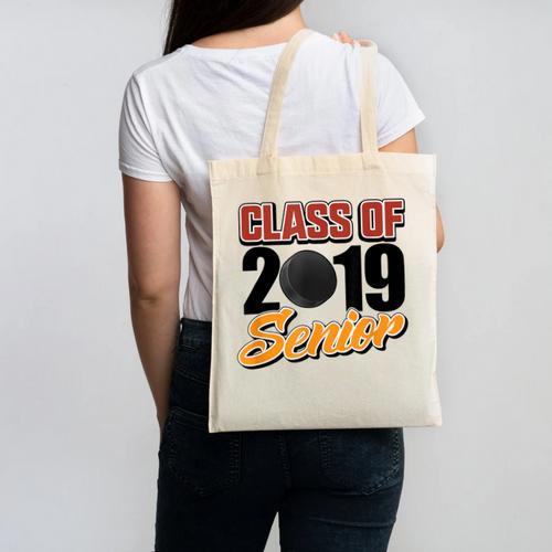 Senior Class Of 2019 Tshirt Graduation Students Hockey Canvas Tote Bag - Best Gift Smart