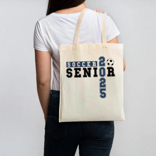 Soccer Senior Night Soccer Senior 2025 Graduation 28 Canvas Tote Bag - Best Gift Smart