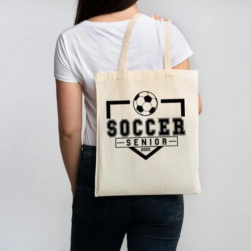 Soccer Senior Night Soccer Senior 2025 Graduation 30 Canvas Tote Bag - Best Gift Smart