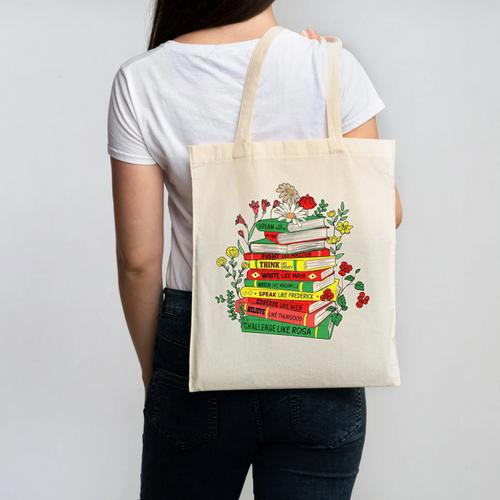History Month Black History Shirts Book Lover Teacher Canvas Tote Bag - Bookorys