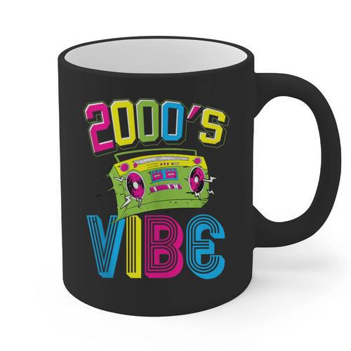 2000's Vibe Hip Hop Costume Early 2000s Party Nostalgia Graphic Print Coffee Mug - Figerry