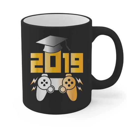 2019 High School Graduation Shirt Gamer Graduate Graphic Print Coffee Mug - Best Gift Smart