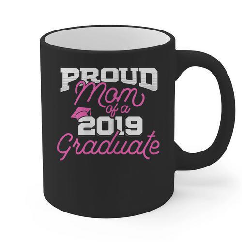 2019 Mom Graduation Graphic Print Coffee Mug - Best Gift Smart