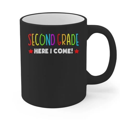 2nd Grade Here I Come Kids 1st Grade Graduation Graphic Print Coffee Mug - Best Gift Smart