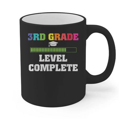 3rd Grade Level Complete Third Grade Graduation Graphic Print Coffee Mug - Best Gift Smart