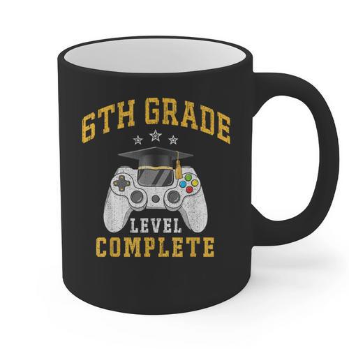 6th Grade Graduation Senior Video Gamer Graduated Graphic Print Coffee Mug - Best Gift Smart