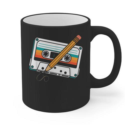 80 S 80s 90s Cassette Tape Nostalgia Retro Band Graphic Print Coffee Mug - Figerry