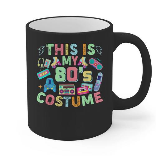This Is My 90s Costume Mixtape Era Outfits Nostalgia 1990s Graphic Print Coffee Mug - Figerry