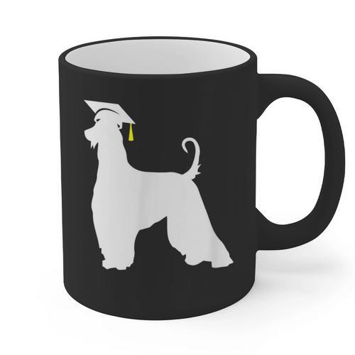 Afghan Hound Graduation Dog Graduate Men Women Kids Graphic Print Coffee Mug - Best Gift Smart