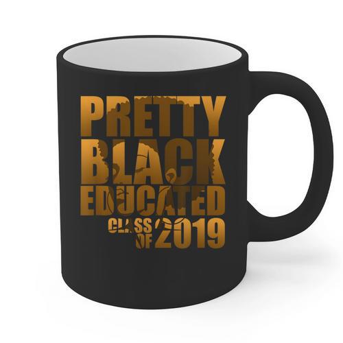 African American Girl Graduation Shirt Senior 2019 Graphic Print Coffee Mug - Best Gift Smart