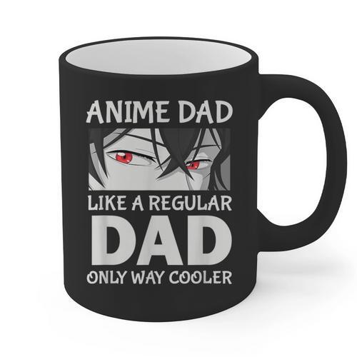 Anime Dad Like A Regular Dad Only Cooler Fathers Day Otaku Graphic Print Coffee Mug - Father's Day Fun