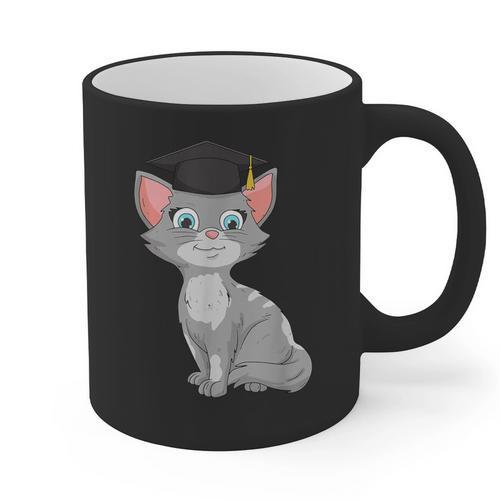 Bachelor Master Cats Graduation 2026 Graduate Graphic Print Coffee Mug - Best Gift Smart