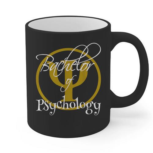 Bachelor Of Science Psychology Graduation Graphic Print Coffee Mug - Best Gift Smart