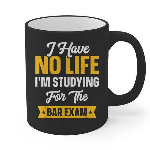 Bar Exam Shirt Law School Graduation 2025 Senior Graphic Print Coffee Mug - Best Gift Smart
