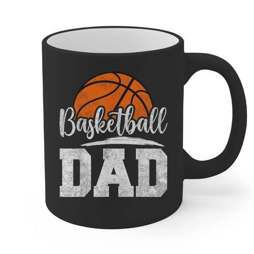 Basketball Dad Basketball Player Game Day Father's Day Graphic Print Coffee Mug - Father's Day Fun