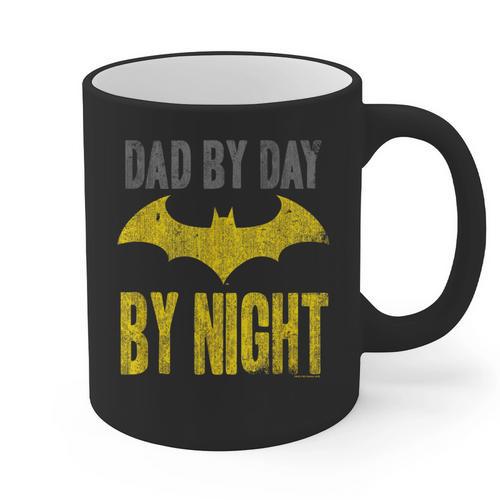 Batman Dad By Day Graphic Print Coffee Mug - Father's Day Fun