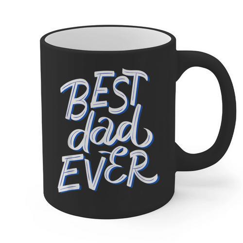 Best Dad Ever Graphic Print Coffee Mug - Father's Day Fun
