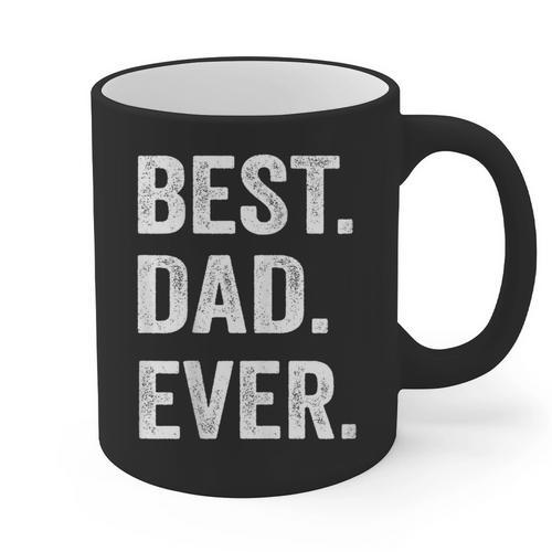 Best Dad Ever T Shirt Men Husband Graphic Print Coffee Mug - Father's Day Fun