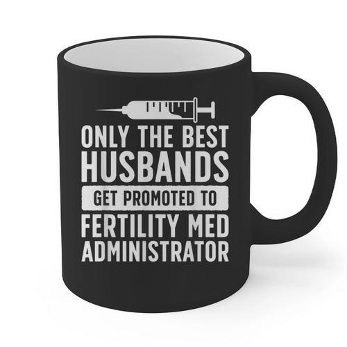 Best Husbands IVF Dad IVF Transfer Day Embryo Transfer Day Graphic Print Coffee Mug - Father's Day Fun