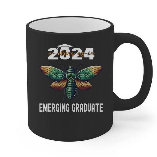 Biology Class Of 2024 Emerging Graduation For Him Graphic Print Coffee Mug - Best Gift Smart