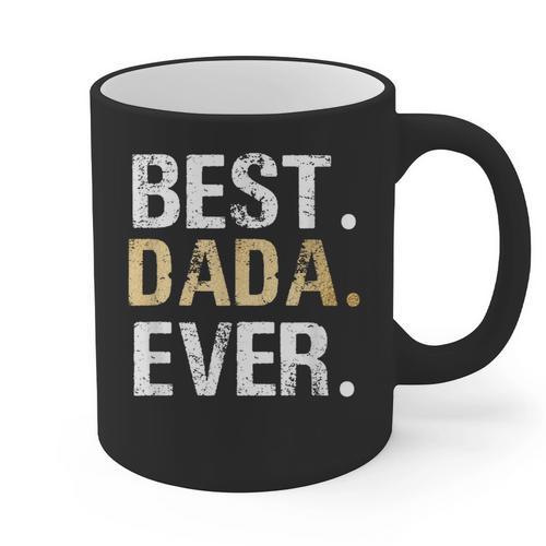 Birthday Fathers Day Christmas For Dada Dada From Granddaughter Grandson Best Dada Graphic Print Coffee Mug - Father's Day Fun