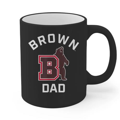Brown University Bears Arched Dad Graphic Print Coffee Mug - Father's Day Fun