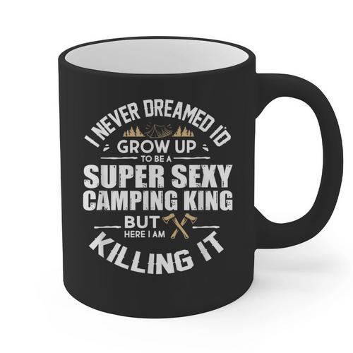 Camping Men Camper RV Camping Vacation Camping Dad Graphic Print Coffee Mug - Father's Day Fun