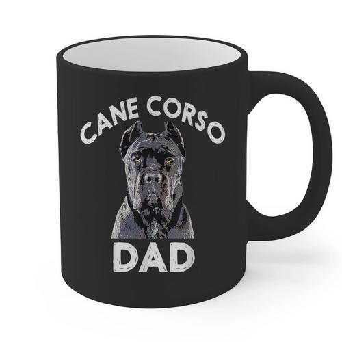 Cane Corso Dad Italian Mastiff T-Shirt Graphic Print Coffee Mug - Father's Day Fun