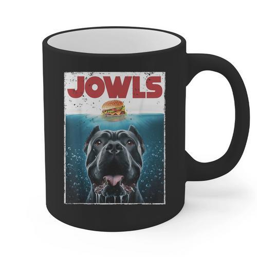 Cane Corso Jowls Top Drool Burger Dog Mom Dog Dad Graphic Print Coffee Mug - Father's Day Fun