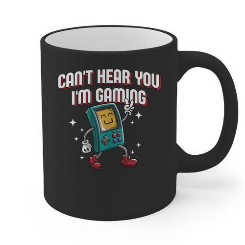 Cant Hear You Im Gaming Introvert Gamer Antisocial Graphic Print Coffee Mug - Raresse