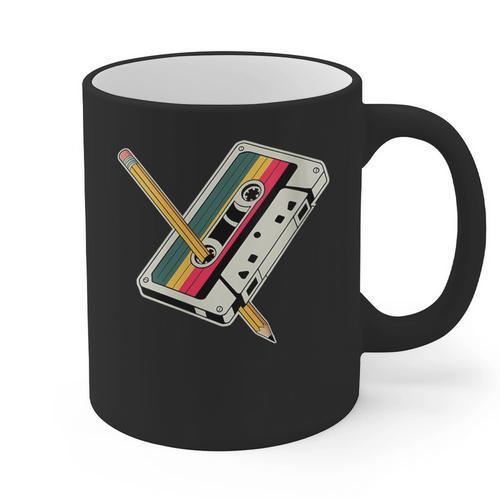 Cassette 90s Costume Party Nostalgia Graphic Print Coffee Mug - Figerry