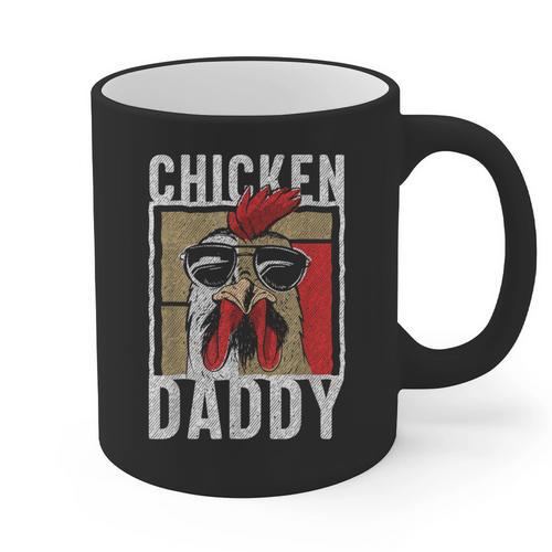 Chicken Daddy a Fun For Every Rooster In The Basket Graphic Print Coffee Mug - Father's Day Fun