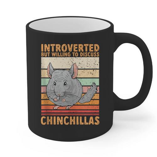 Chinchilla Owner Introvert Chinchilla Graphic Print Coffee Mug - Raresse
