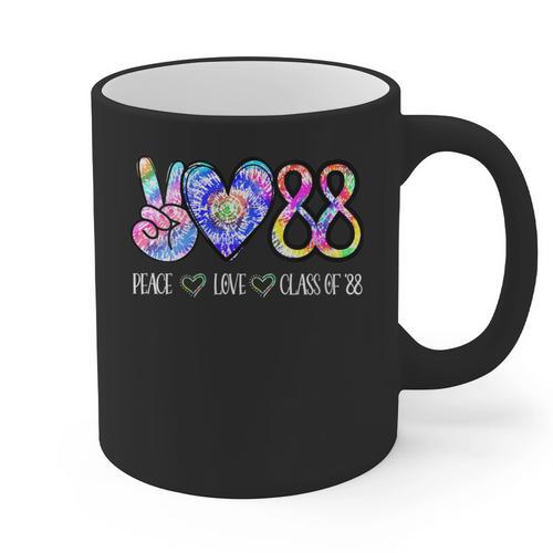 Class Of 1988 Shirt Tie Dye Senior Graduation Class Reunion Graphic Print Coffee Mug - Best Gift Smart