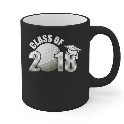 Class Of 2018 Shirts Graduation Senior Golf Graphic Print Coffee Mug - Best Gift Smart