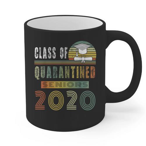 Class Of 2020 Quarantined Seniors Graduation Gift Graphic Print Coffee Mug - Best Gift Smart