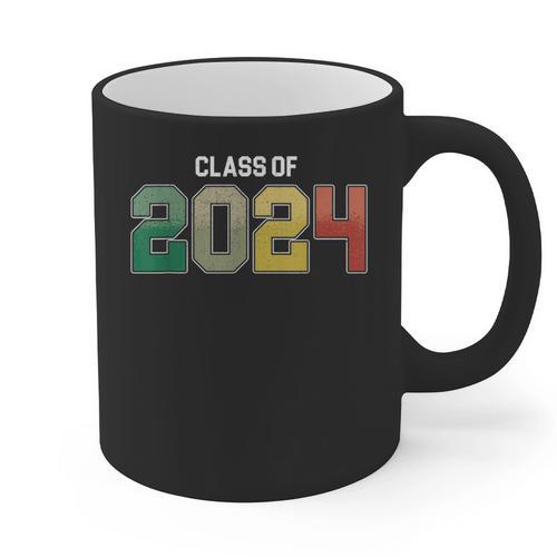 Class Of 2024 College High School Graduation Graphic Print Coffee Mug - Best Gift Smart