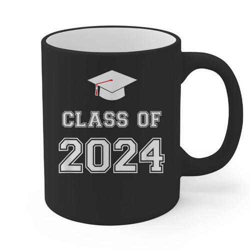 Class Of 2024 Graduation Graphic Print Coffee Mug - Best Gift Smart