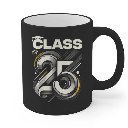 Class Of 2025 Shirt Graduation Senior High School College Graphic Print Coffee Mug - Best Gift Smart