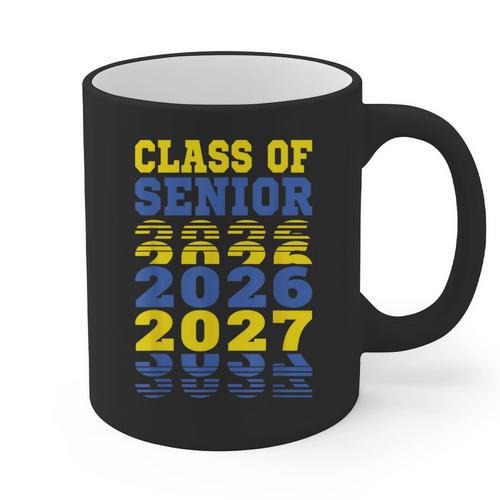 Class Of 2026 2027 Senior Graduation Students Graphic Print Coffee Mug - Best Gift Smart