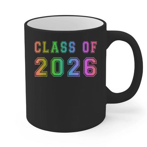 Class Of 2026 High School Graduation Date Graduate T Shirt Graphic Print Coffee Mug - Best Gift Smart