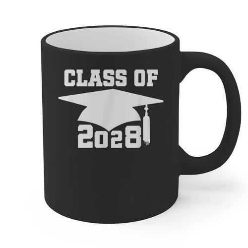 Class Of 2028 T-Shirt School Graduation Pride Tee Graphic Print Coffee Mug - Best Gift Smart