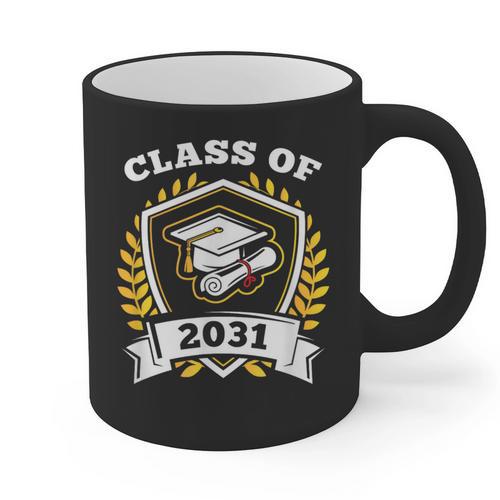Class Of 2031 Class Of 2031 Graduation T-Shirt Graphic Print Coffee Mug - Best Gift Smart