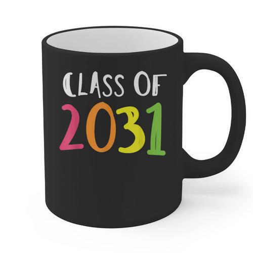 Class Of 2031 Kindergarten Graduation Back To School T-Shirt Graphic Print Coffee Mug - Best Gift Smart