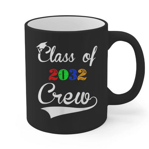 Class Of 2032 Kindergarten Back To School Graduation Graphic Print Coffee Mug - Best Gift Smart