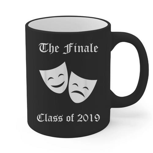 Cool Theater Graduation Tshirt Tragedy And Comedy Masks Graphic Print Coffee Mug - Best Gift Smart