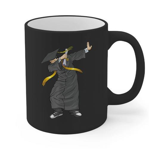Cool Graduation Dab Dabbing Senior 2019 Grad Graphic Print Coffee Mug - Best Gift Smart