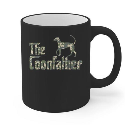 Coonfather Coon Hunting Dogs Coonhound Dad Graphic Print Coffee Mug - Father's Day Fun